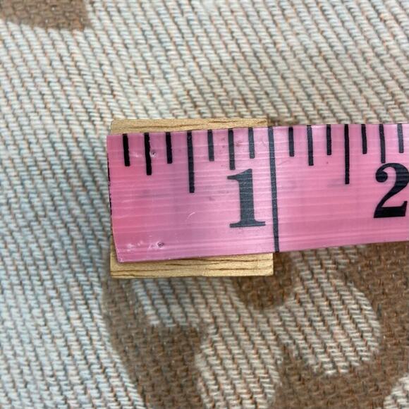 WOODEN CUBED NUMBERS 1" Squared Whitemist and Natural Tones Arts and Crafts - Picture 3 of 6